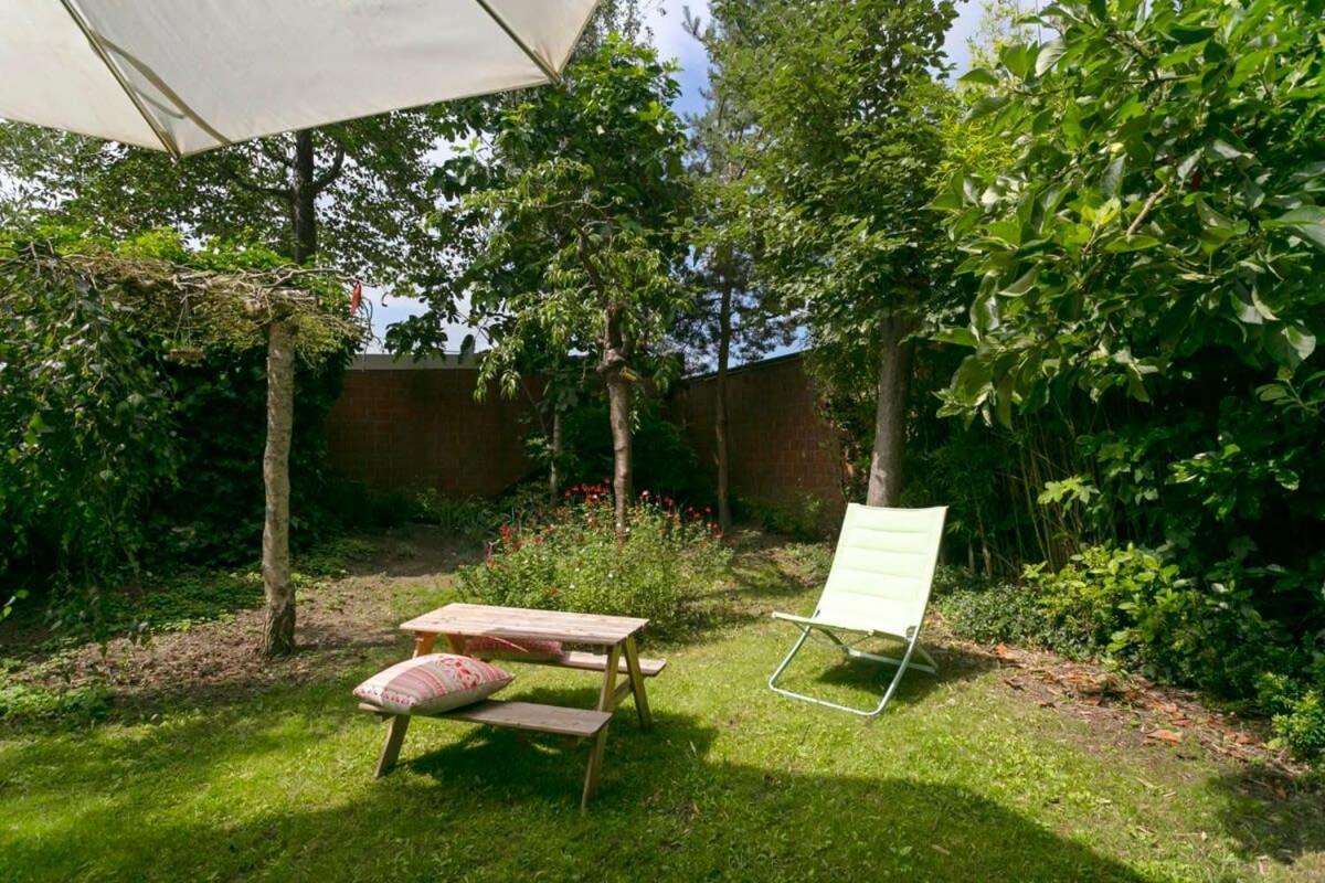 Eighties Modernist Design House With Garden Near The Beach Ostend Exterior photo